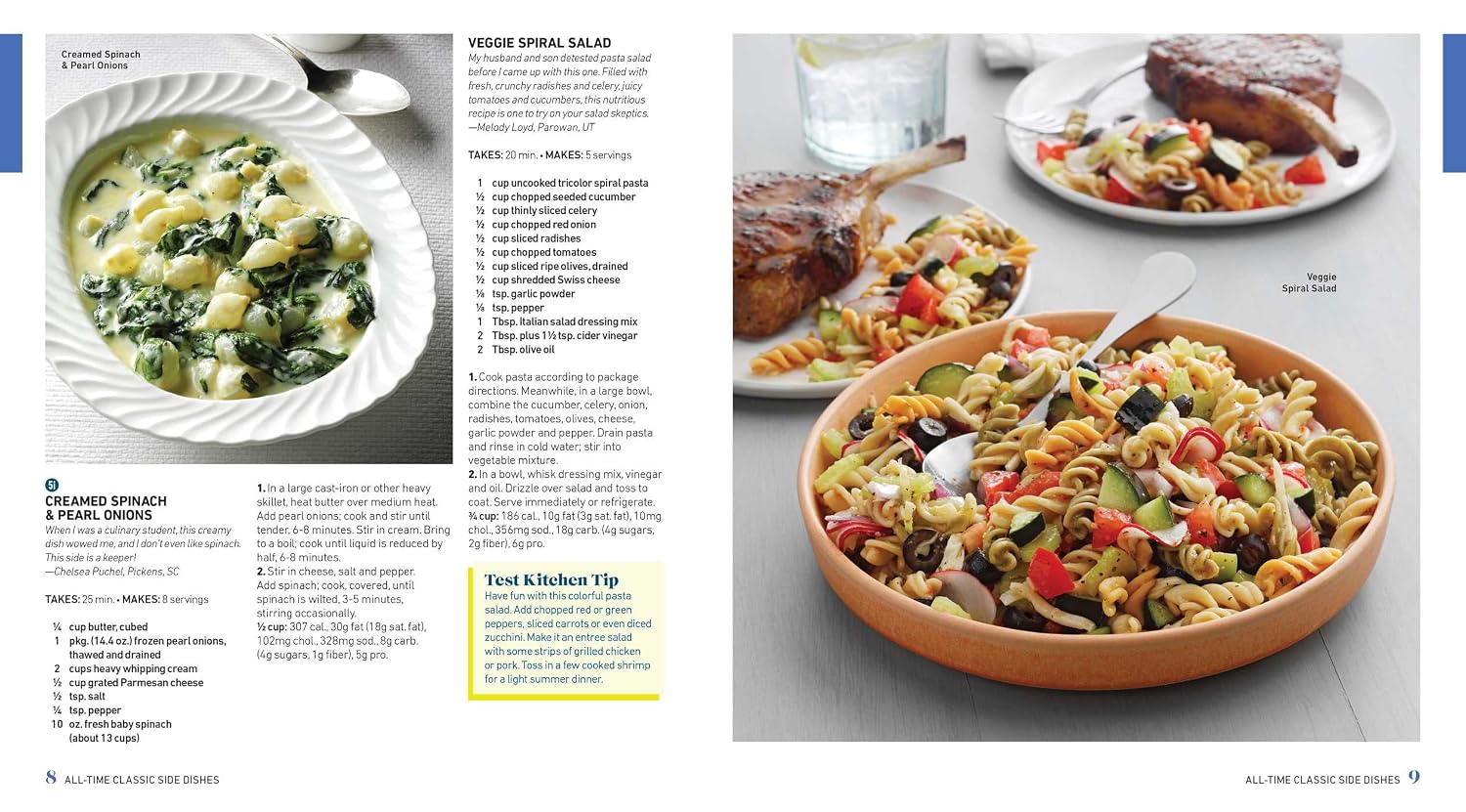 Taste of Home Sides, Salads & More: 345 side dishes, pasta salads, leafy greens