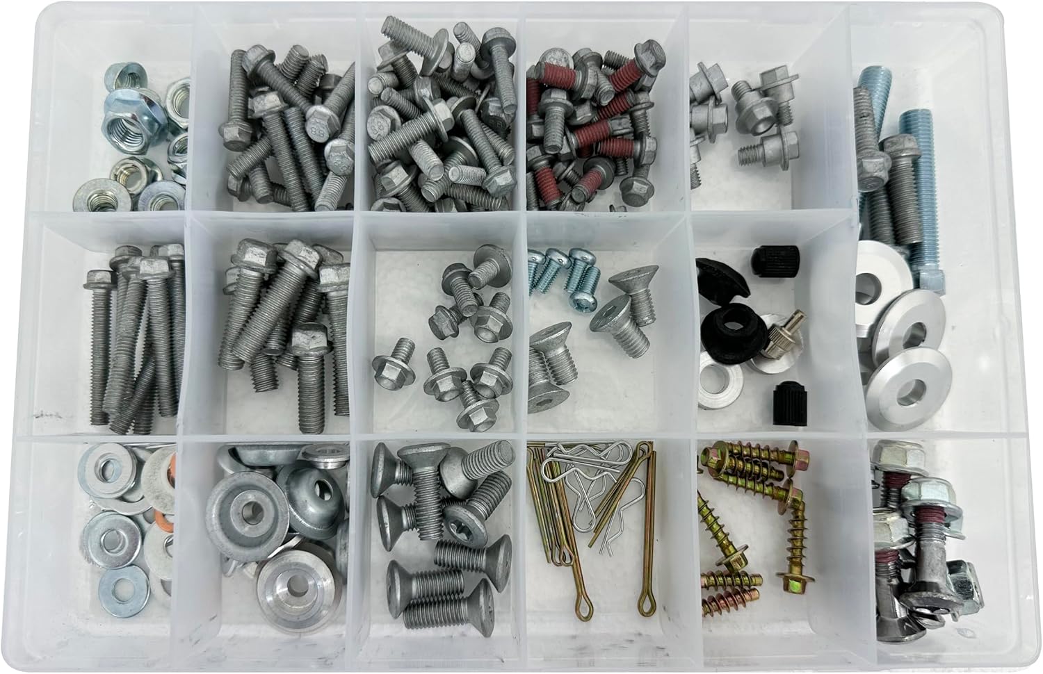 Pit Posse PP2709KTM KTM 210-Piece Metric Motorcycle Assortment Bolt Kit for KTM 690 SMC, KTM 660 SMC, KTM 625 SXC MXC, KTM 250SX F, KTM 450 EXC SX MXC