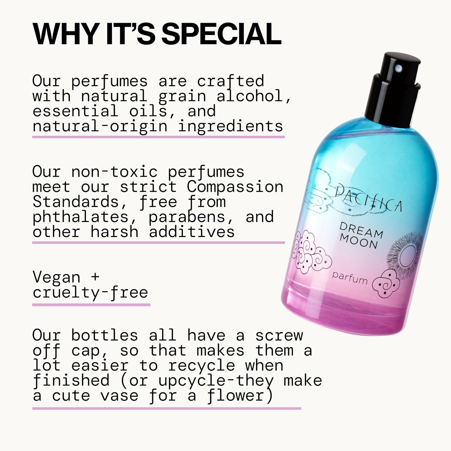 Pacifica Tuscan Blood Orange Perfume Spray for Women - Vegan, Cruelty-Free, Made in USA