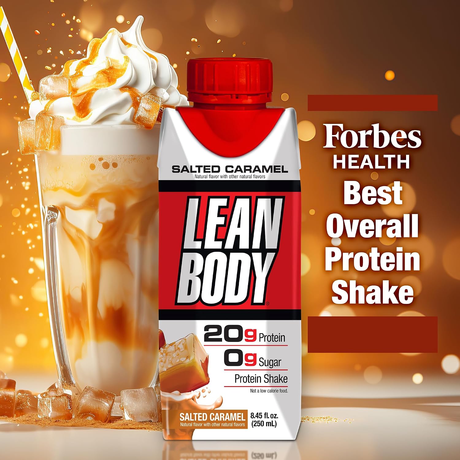 Labrada Lean Body Ready-to-Drink Chocolate Protein Shake, 40g Protein, Whey Blend, 0 Sugar, Gluten Free, 22 Vitamins & Minerals, LABRADA, 17 Fl Oz (Pack of 12)