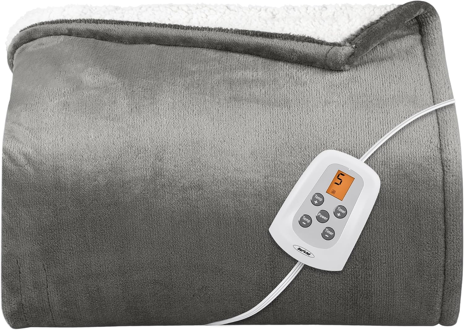 HEYNEMO Electric Blanket King Size with Dual Control