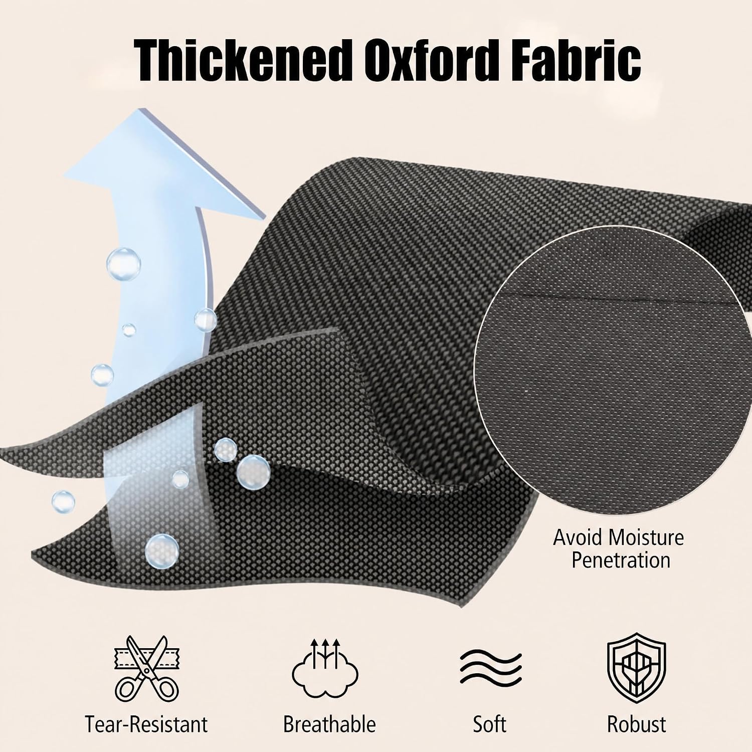 GYMAX Folding Camping Cot, Heavy Duty Portable Military Cot with Oxford Fabric