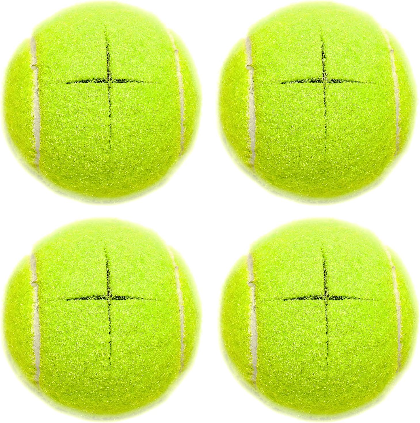 URBEST Walker Tennis Balls 4pcs Precut Heavy Duty Tennis Balls for Walkers