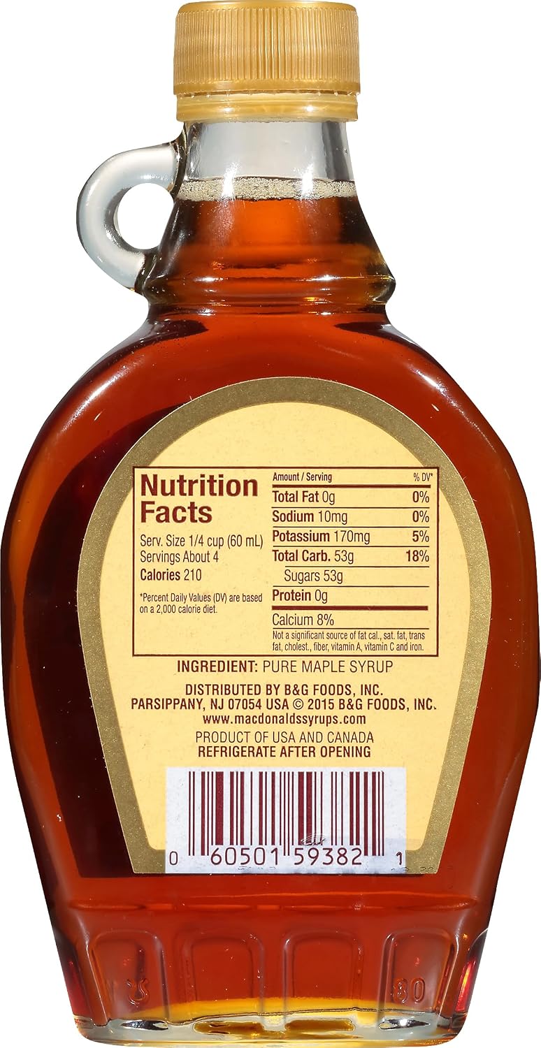 MacDonald's 100% Pure Maple Syrup, 8.5 Ounce