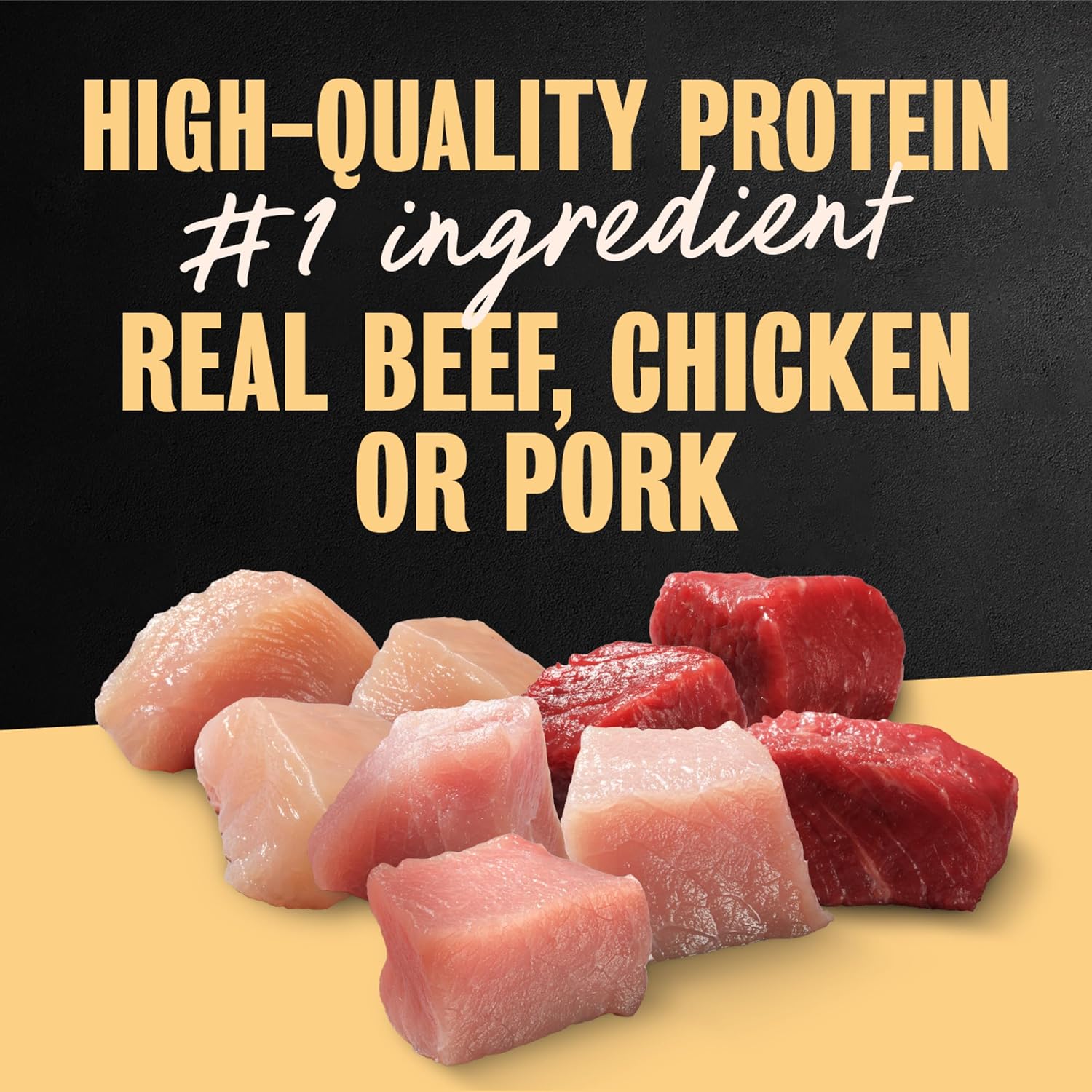 Cesar Wet Dog Food, Steak Lovers Variety Pack, 3.5 oz, 36 Count | Real meat #1 ingredient, easy peel trays, 100% complete & balanced, no fillers, no added sugar, no artificial flavors