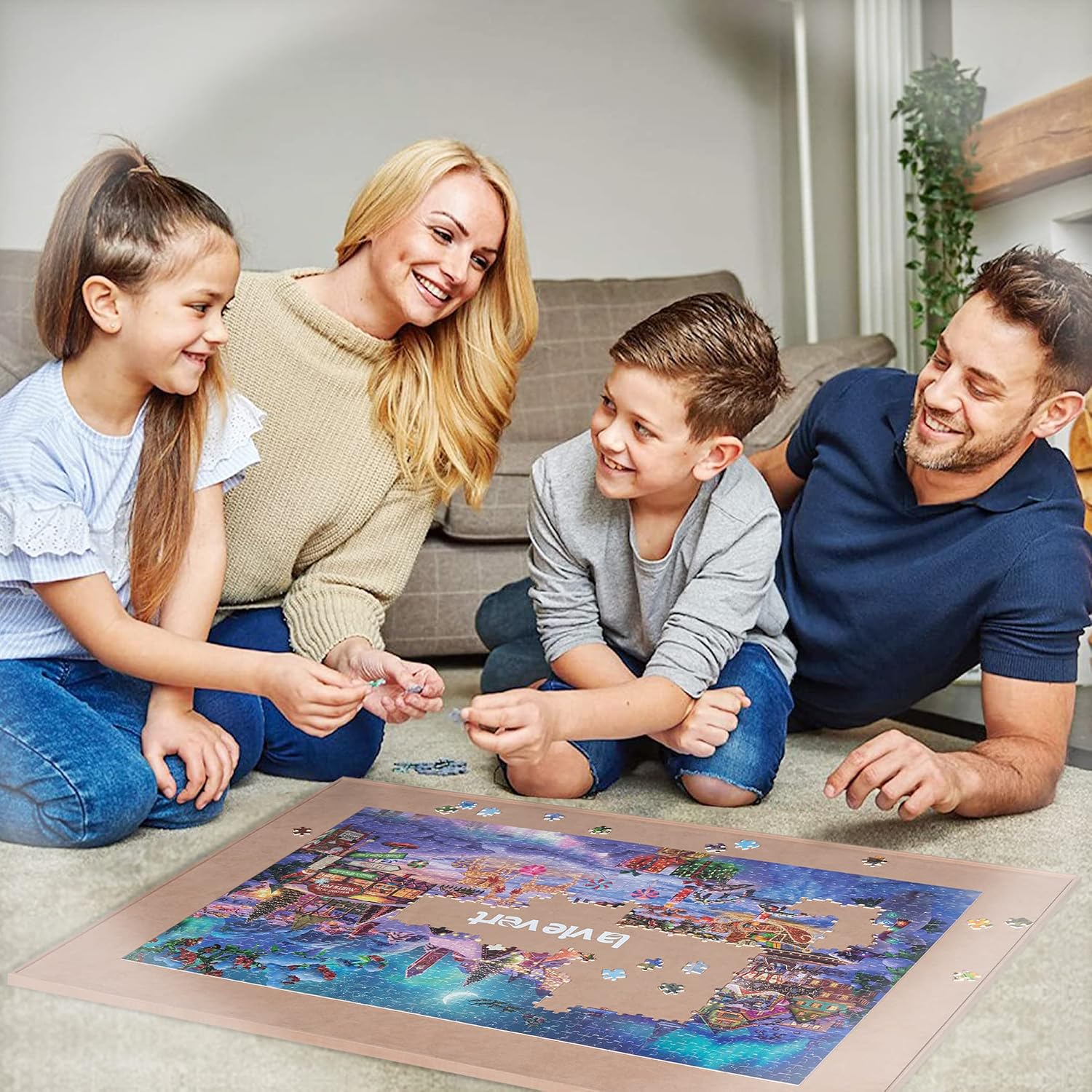 Lavievert 1000 Piece Puzzle Board, Lightweight & Portable Jigsaw Table
