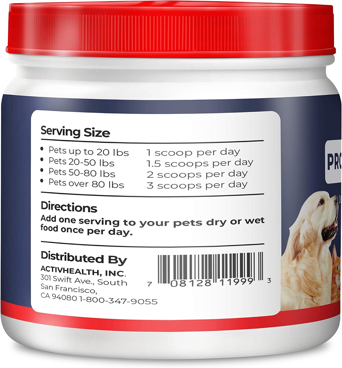 Geneflora Digestive Enzymes Prebiotics & Pet Probiotics 125 Grams, 2 Pack | Dog Probiotics for Digestive Support