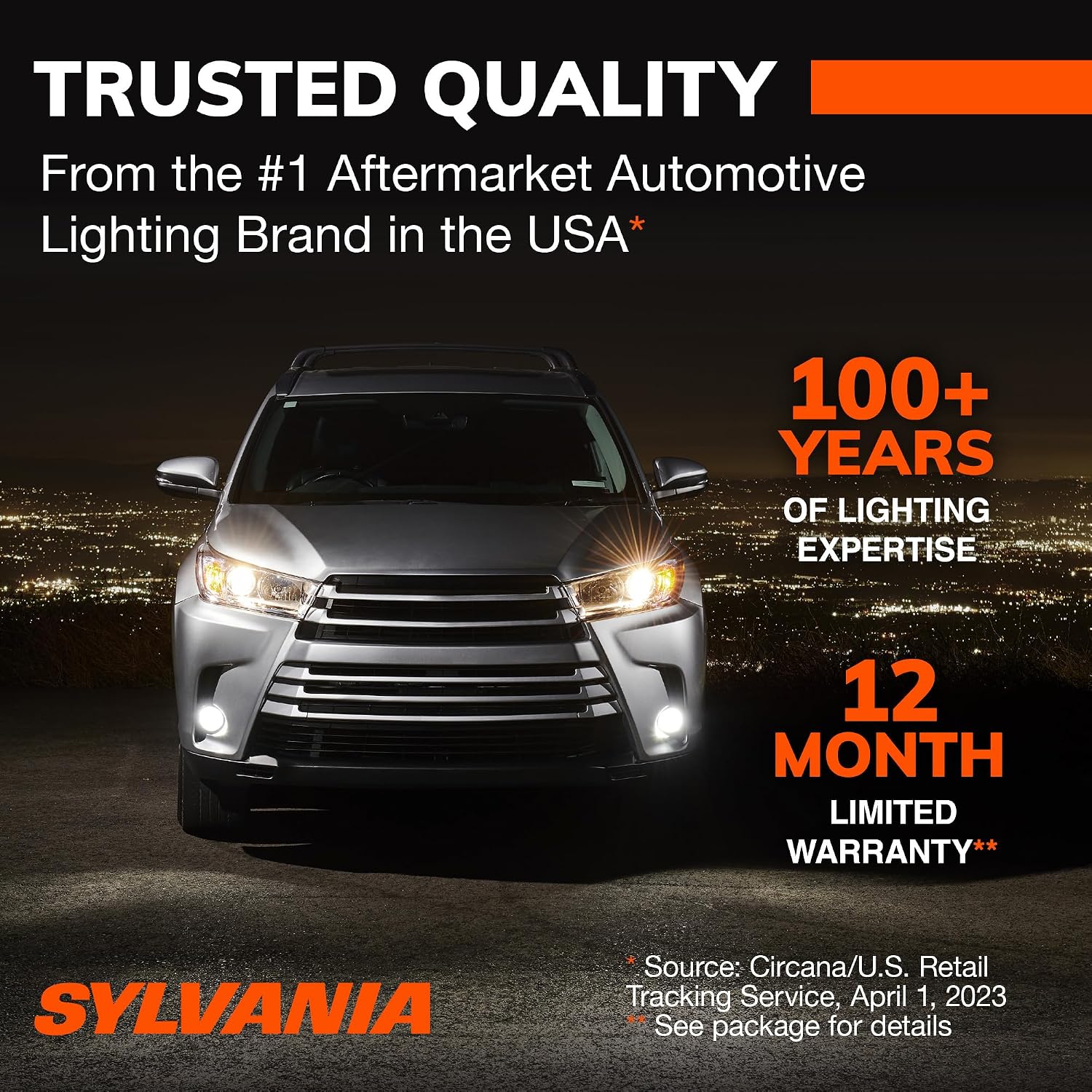 SYLVANIA - 168 SilverStar Mini Bulb - Brighter and Whiter Light, Ideal for Interior Lighting, Center High Mount Stop Light (CHMSL)