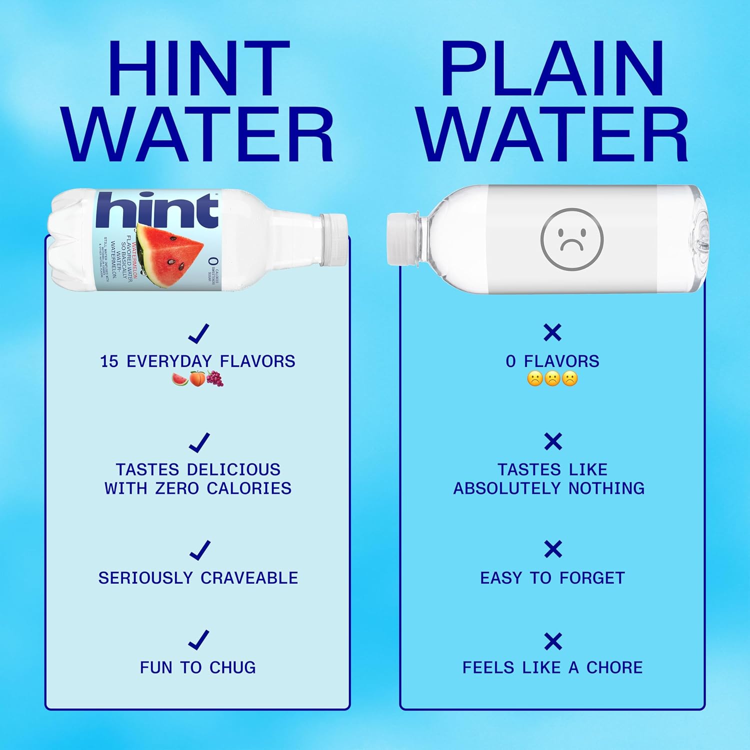 Hint Flavored Water Zero Sugar 0 Calories - Pineapple 16 FL Oz (12 pack) | Crisp, refreshing water, fruit flavors. 0 calories, 0 sugar, 0 sweeteners. Hydration for wellness. Gluten-free, Kosher, Vegan