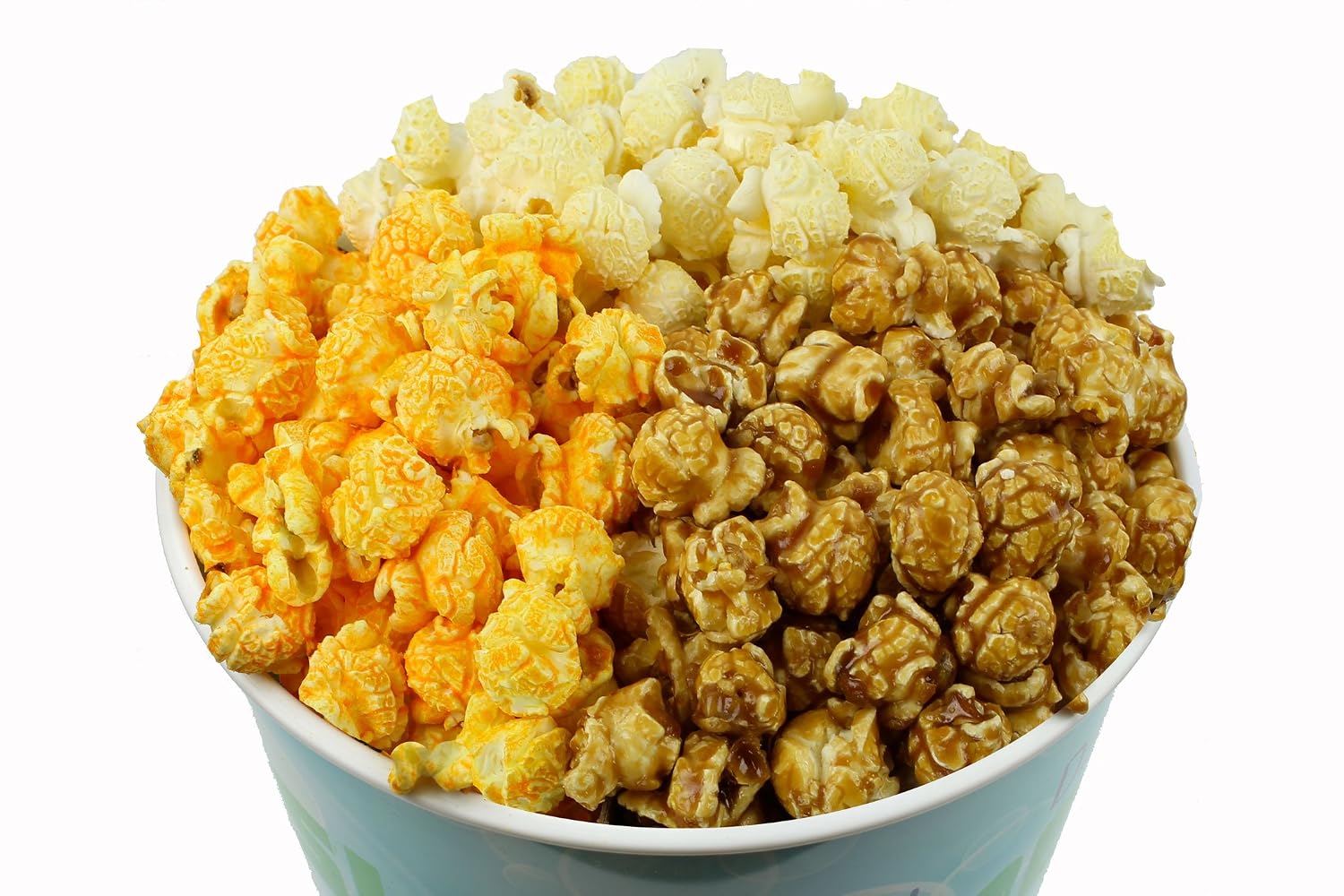 Signature Popcorn, 1-Gallon Thank You Gift Bucket, Butter, Caramel & Cheddar Cheese Popcorn, Reusable Plastic Container, Holiday Snack Gift