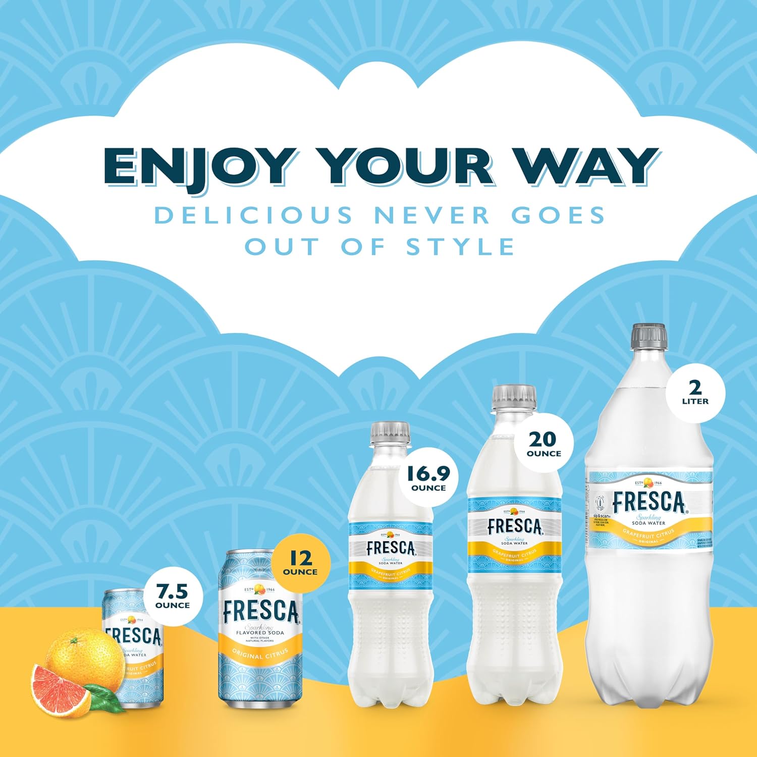 Fresca Citrus Soda, 12 Ounce (Pack of 12).