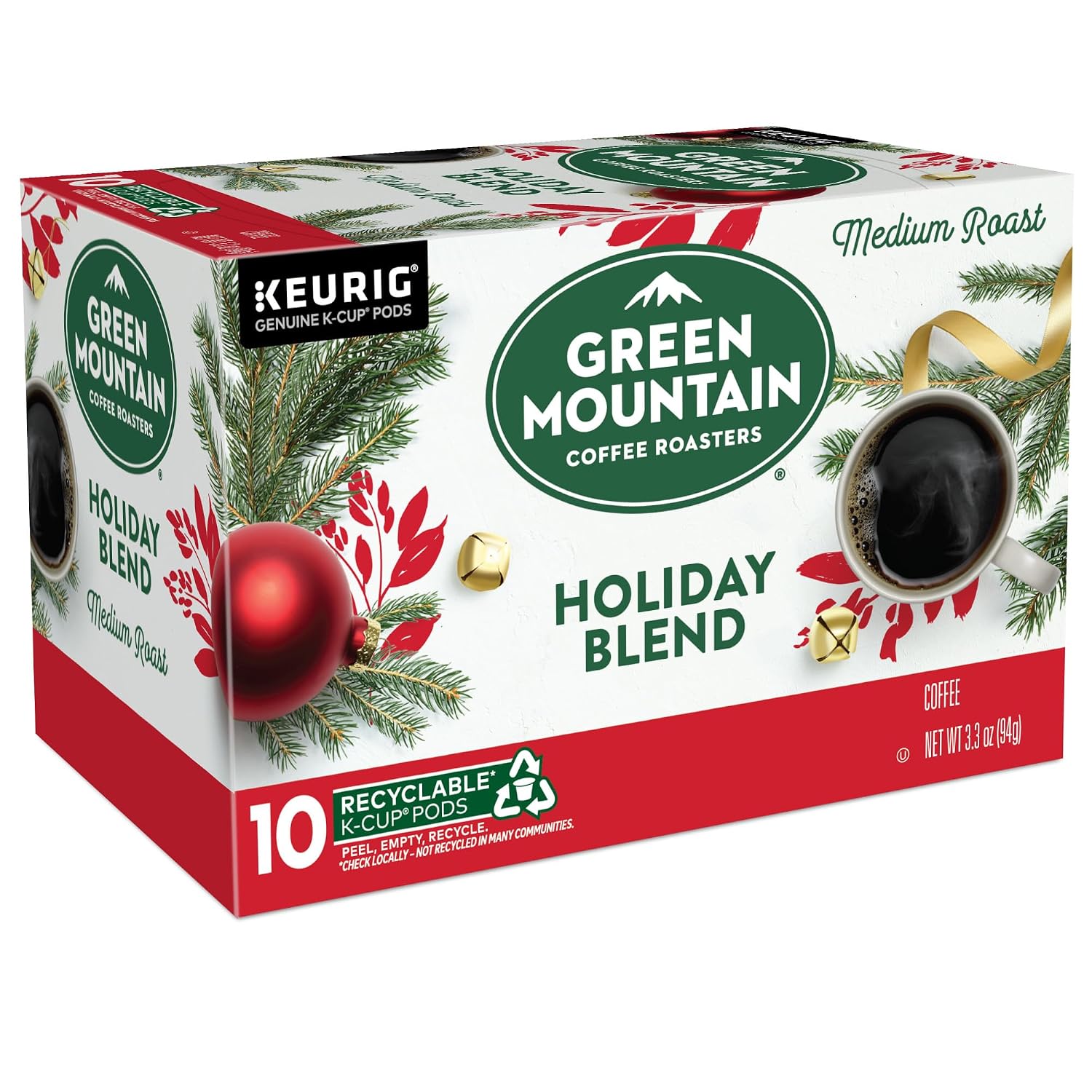Green Mountain Coffee Nantucket Blend Keurig Single-Serve K-Cup Pods, Medium Roast Coffee, 96 Count
