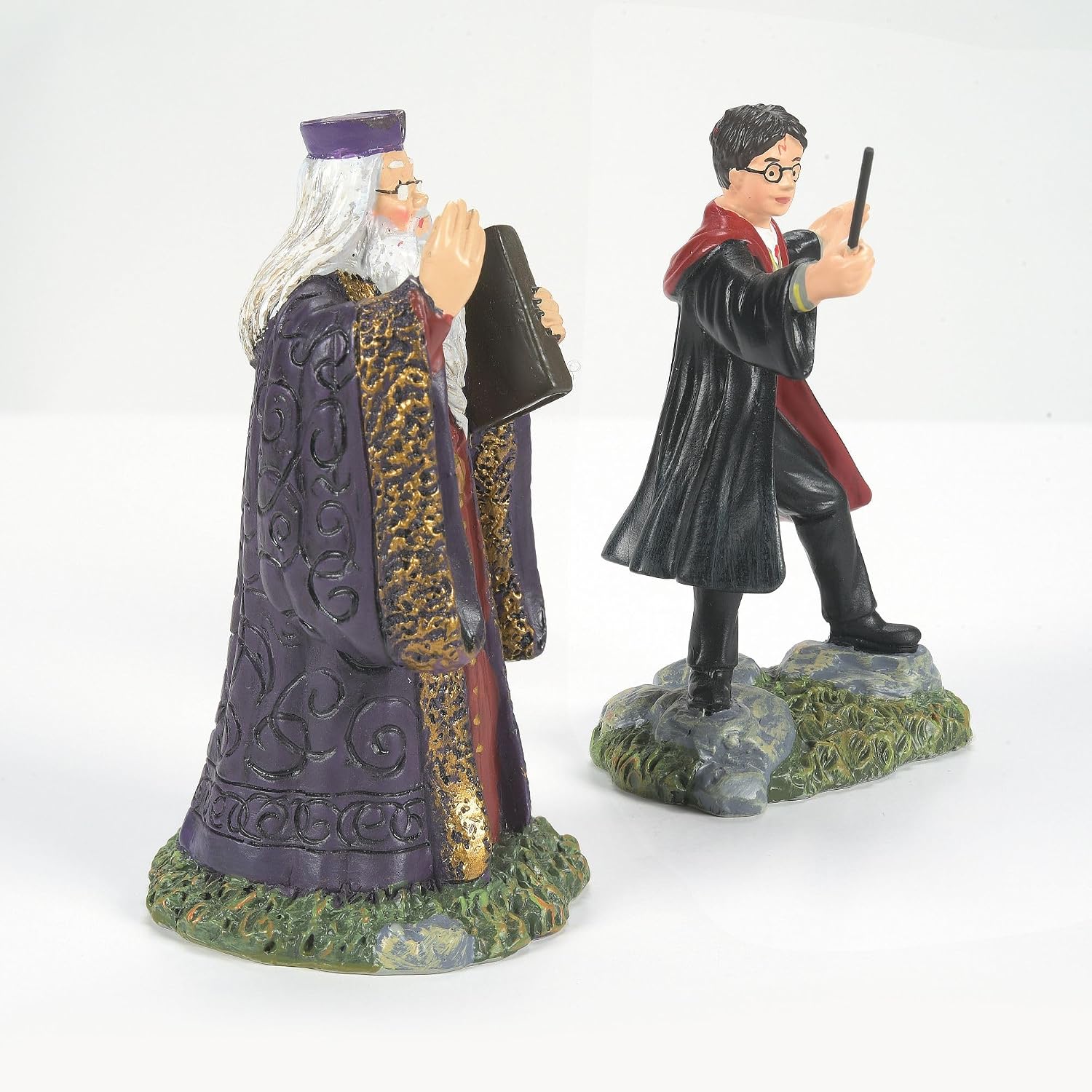 Department 56 Harry Potter Village Accessories Harry and Headmaster Figurine, Set of 2, 3.15" (6002314)