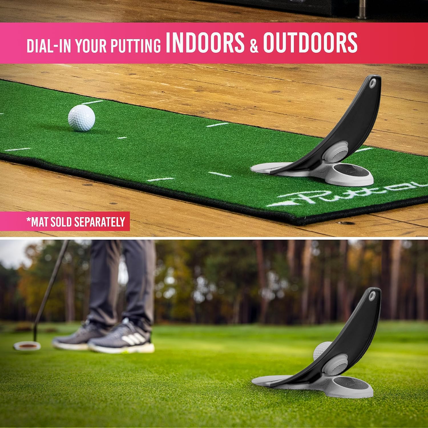 PuttOUT Premium Pressure Putt Trainer - Perfect Your Golf Putting