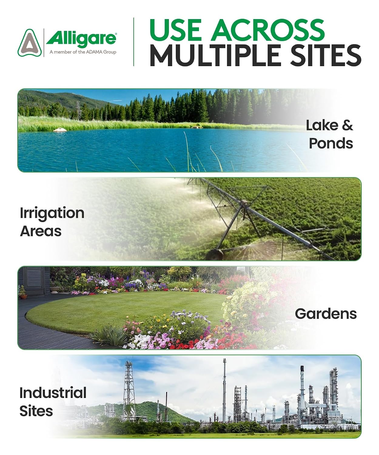 Alligare Diquat Herbicide to Control Bluegrass, Duckweed, Hydrilla & More - Glyphosate Alternative, Fast-Acting Non-Selective Liquid Weed Killer for Aquatic & Landscape Use - 2.5 Gallon