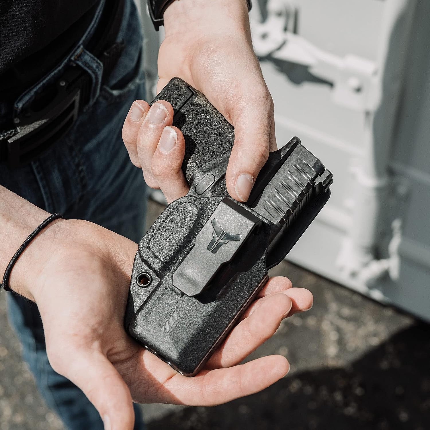 Ruger LCR .38 / 9mm IWB Holster - USA Made - Fits Ruger LCR in 38 / 9 - Klipt IWB Holster by Blade-Tech Holsters