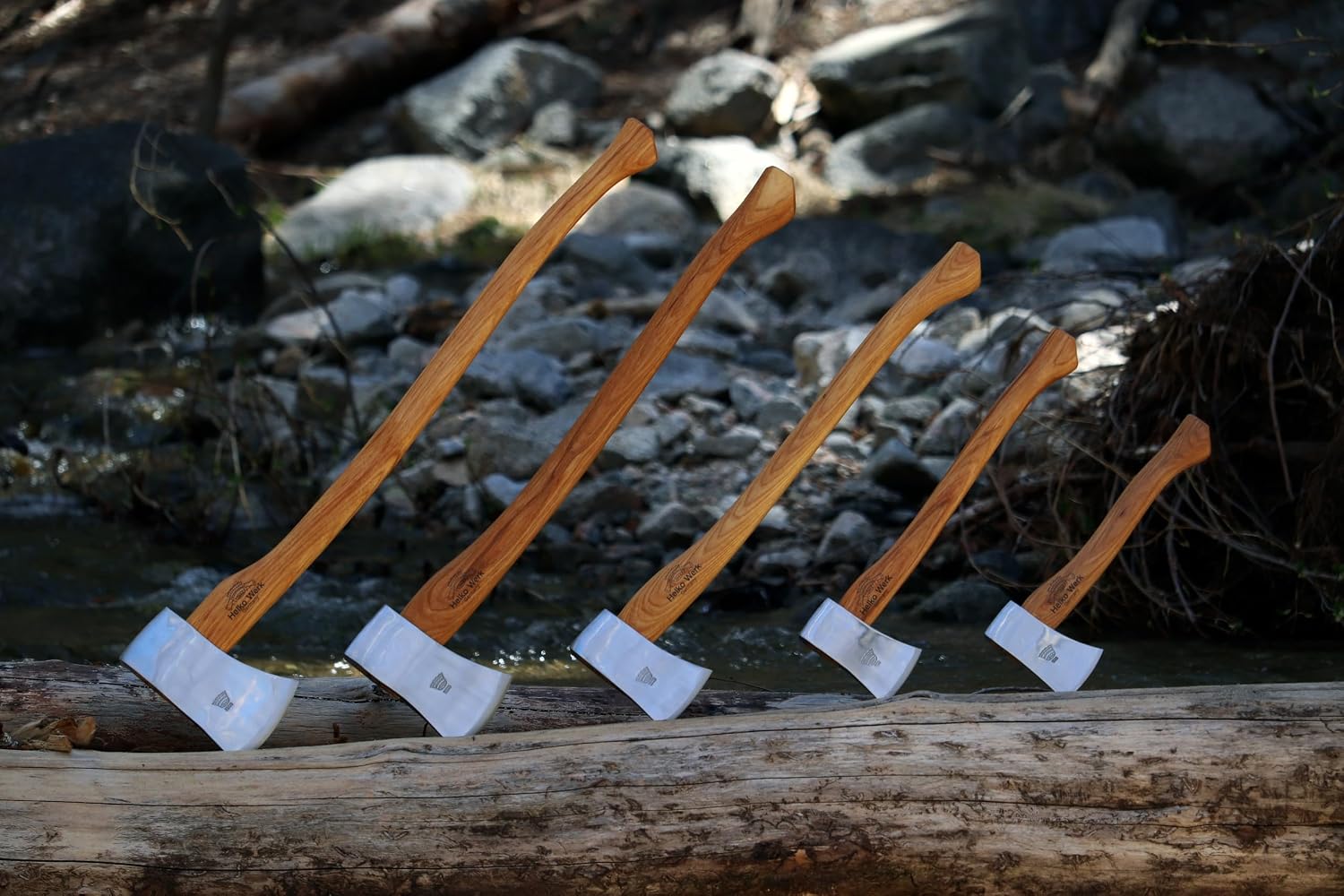 1844 Helko Werk Germany Classic Expedition Felling Axe (10497) | Made in Germany Large Felling Axe for Heavy Duty Felling Trees Cutting Wood and Timber Head 4.5lb, Handle 35 inches