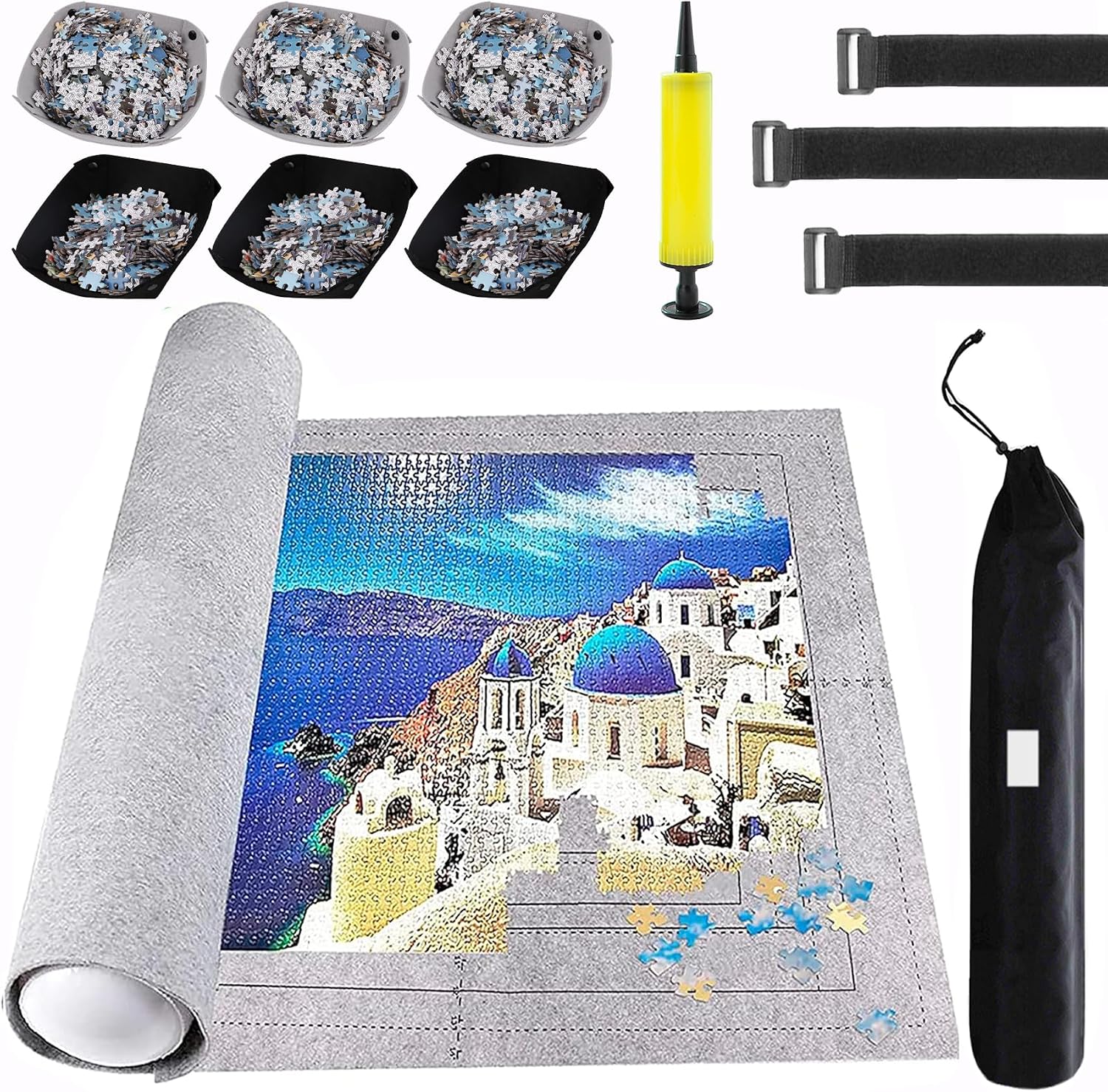 Puzzle Mat Roll Up Puzzles Board for Jigsaw Up to 2000, 1500, 1000