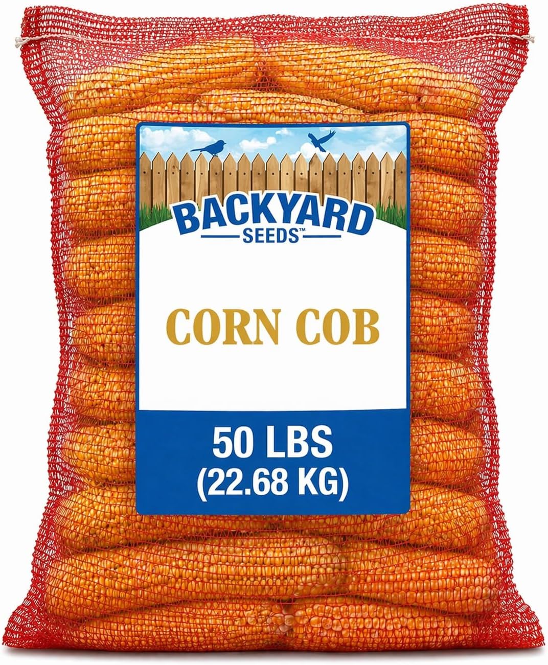 CountryMax 50LB Cracked Corn Chicken Feed, for Birds, Deer, Squirrels | High Energy, USA Sourced, Year-Round Feeding for Poultry, Wildlife, Birds. For Ground Feeding or Bird Feeders