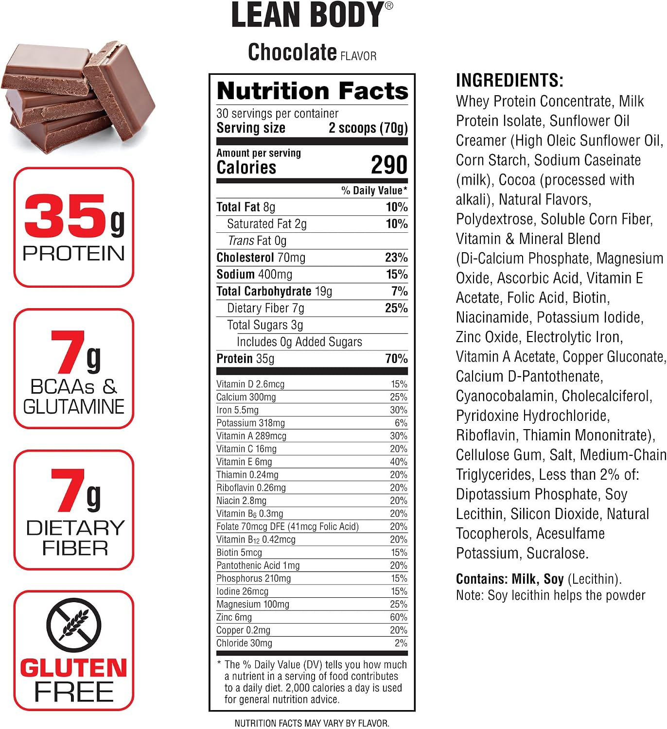 Labrada Nutrition Lean Body Hi-Protein Shake, Strawberry, 2.47-Pound Tub Strawberry Packaging May Vary