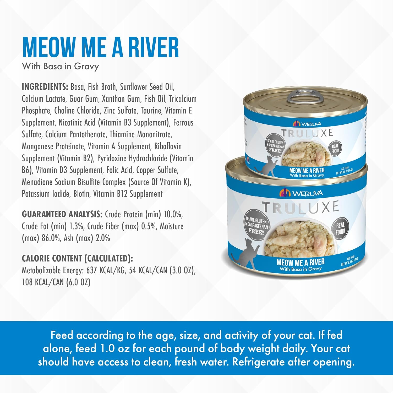 Weruva TruLuxe Cat Food, Peking Ducken with Chicken Breast & Duck Breast in Gravy, 3oz Can (Pack of 24)