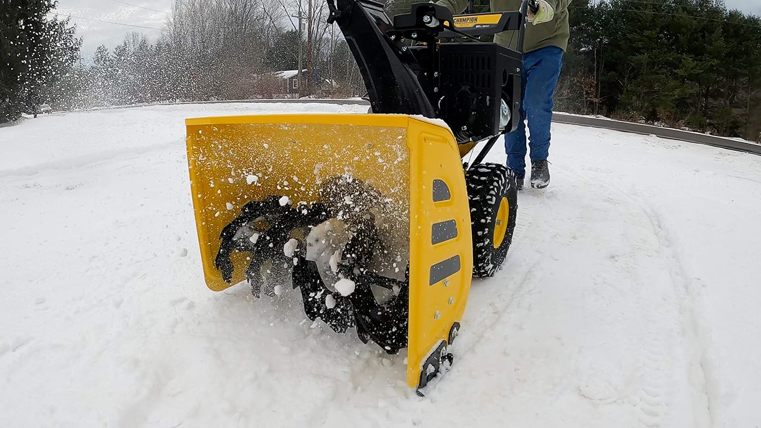 Champion Power Equipment 301cc 27-Inch 2-Stage Gas Snow Blower with Electric Start