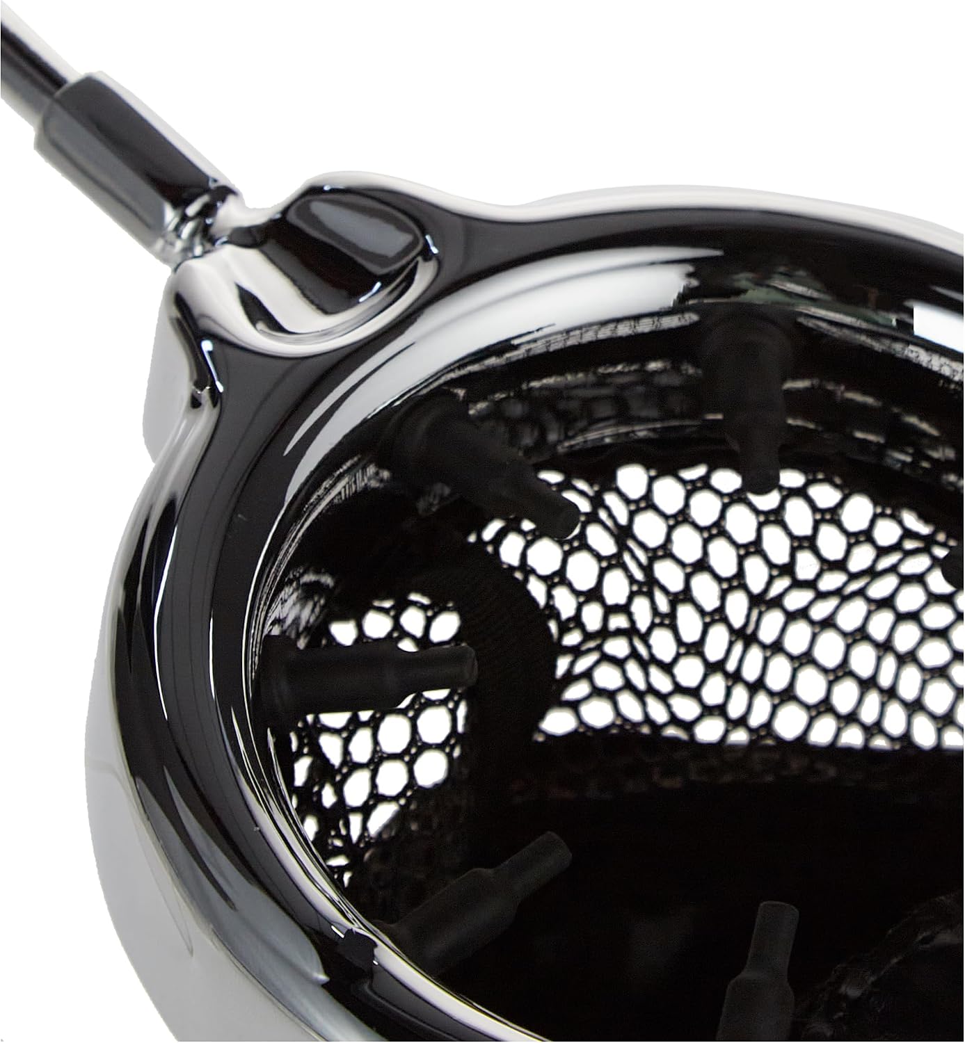 Kuryakyn 1429 Motorcycle Handlebar Accessory: Replacement Drink/Cup Holder with Mesh Basket without Clamp/Mount, Black