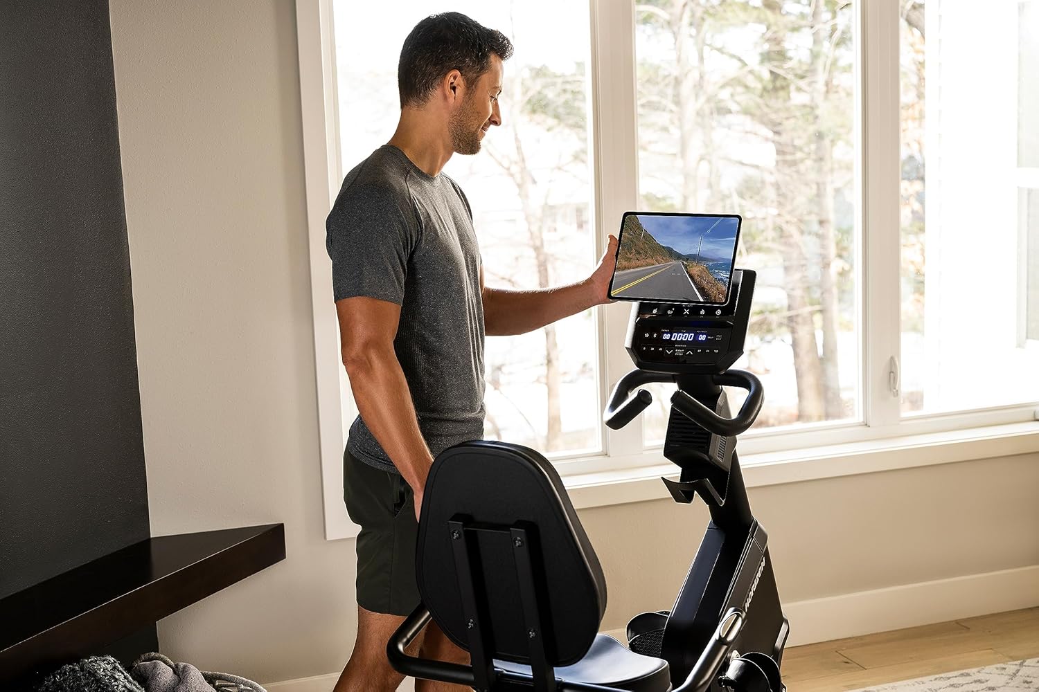 Horizon Fitness 5.0R Recumbent Bike, Fitness & Cardio, Magnetic Resistance Cycling Bike with Bluetooth, Comfort Seat with Lumbar Support
