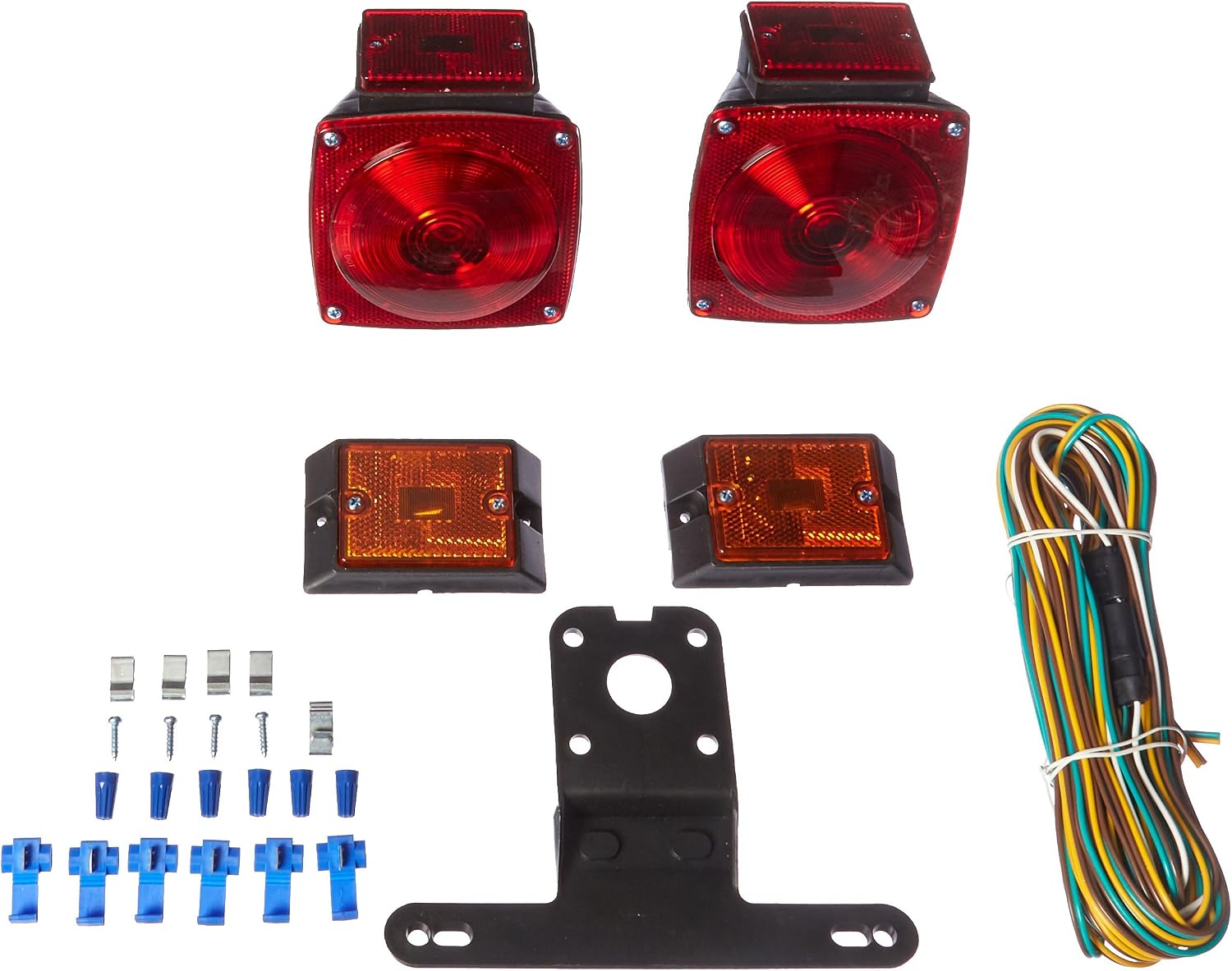 MAXXHAUL 70094 12V Incandescent Trailer Light Kit | Stop, Tail, Brake