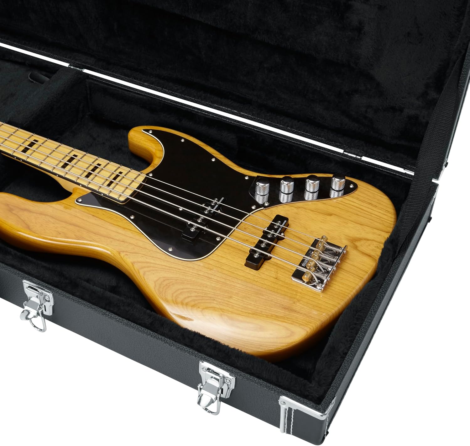 Gator Cases Deluxe Wood Case for SG Electric Guitars; Brown Exterior (GW-SG-BROWN)