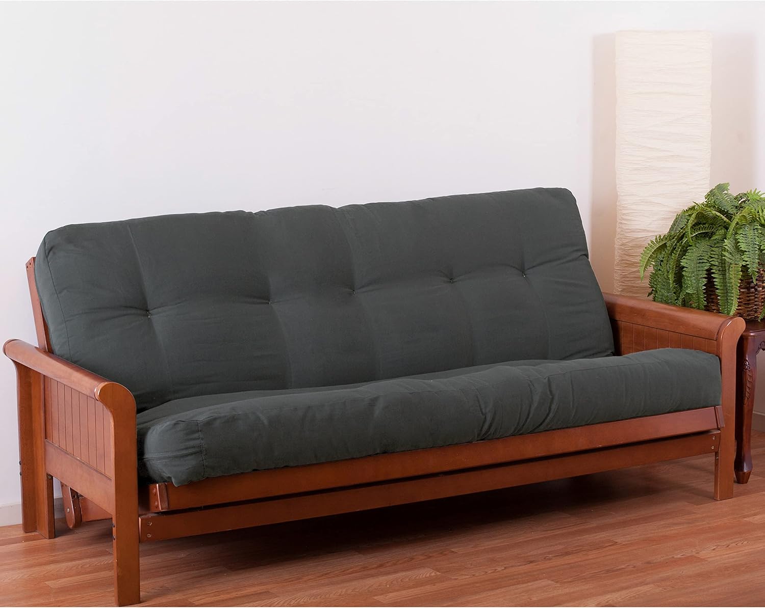 Blazing Needles Renewal 7" Twill Futon Mattress, Full, Aqua Blue