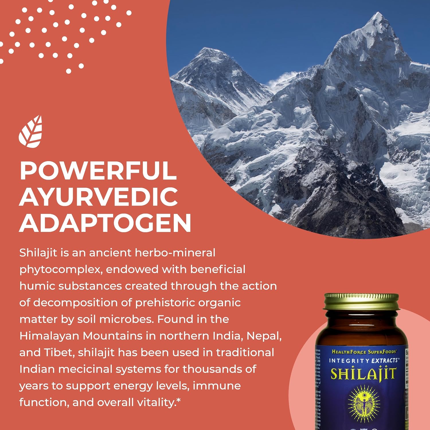 HealthForce SuperFoods Shilajit - 120 VeganCaps