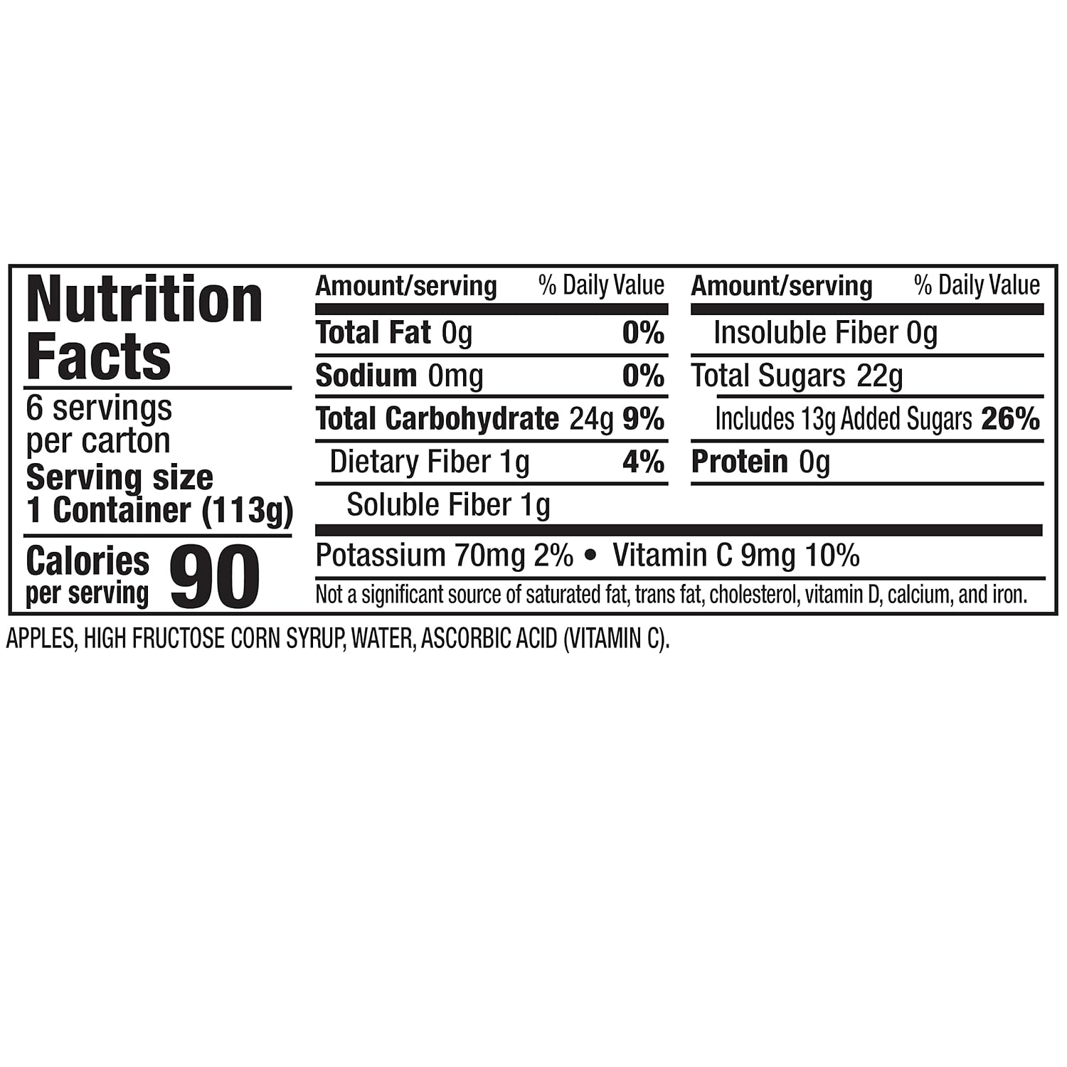 Mott's Applesauce, 4 Oz Cups, 72 Count (12 Packs Of 6), No Artificial Flavors, Good Source Of Vitamin C, Nutritious Option For The Whole Family