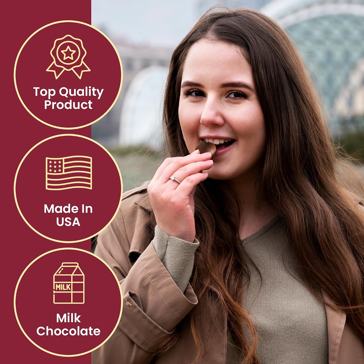 Queen Anne French Vanilla Chocolate Covered Cordial Cherries | 6.6 oz | 10 Piece Gift Boxes | Whole Maraschino Cherry Creamy Filled Liquid Center | Holiday Party Chocolate Candy
