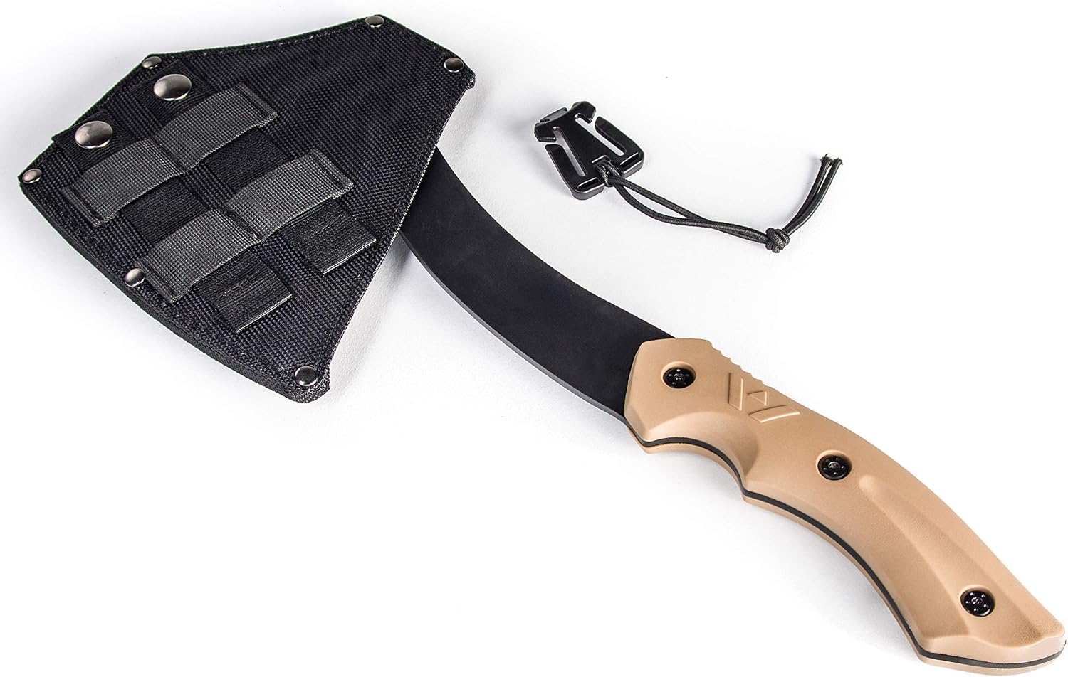 WEYLAND Bushcraft Hatchet - Full Tang Camping Axe with MOLLE Sheath