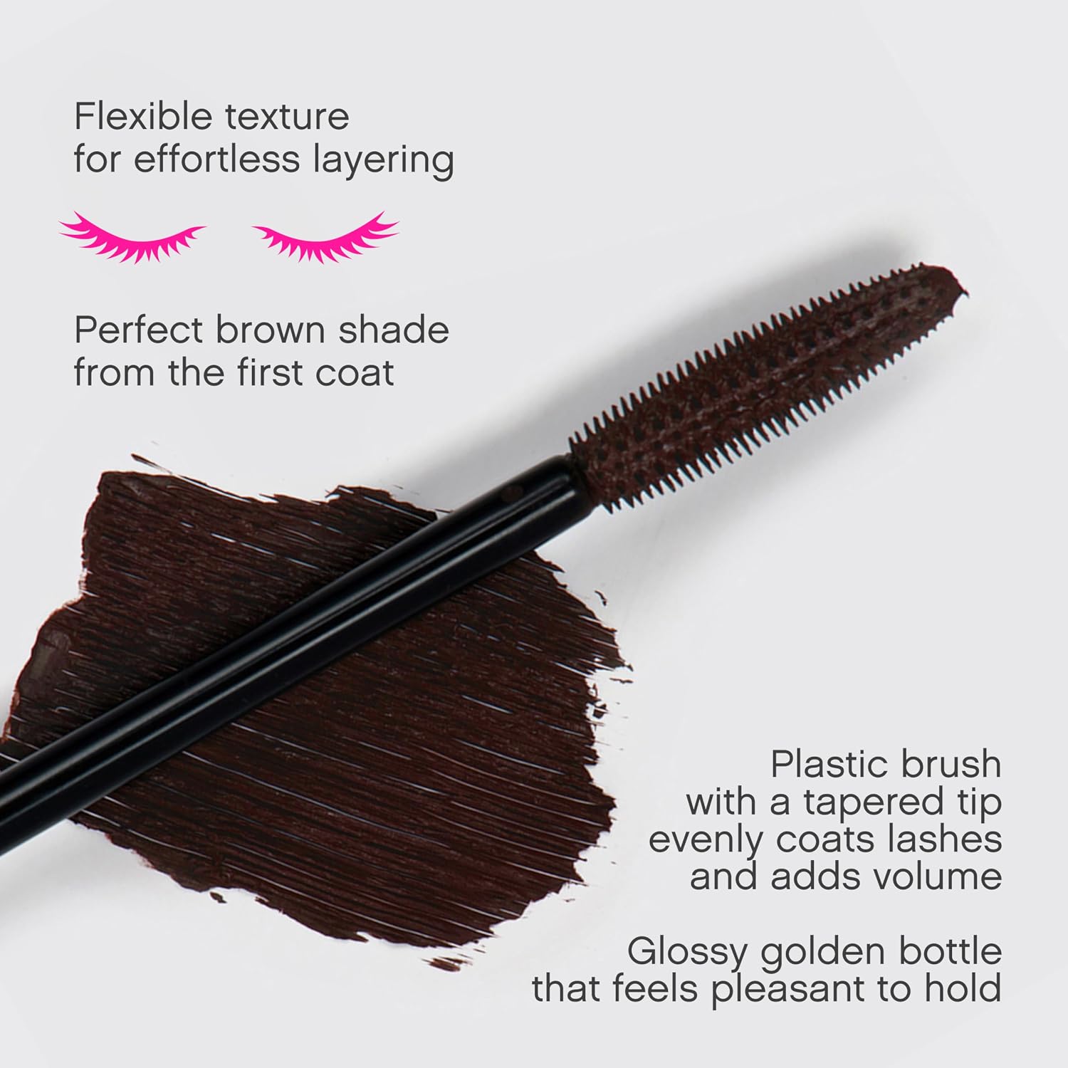 Vivienne Sabó Cabaret Premiere Black Mascara, Volume and Length, Defining, Curling, No Flaking, No Clumping, Smudge Proof, Washable, Cruelty-Free, Made in Europe, (01 Black), 0.3 Fl Oz, 1 Pack