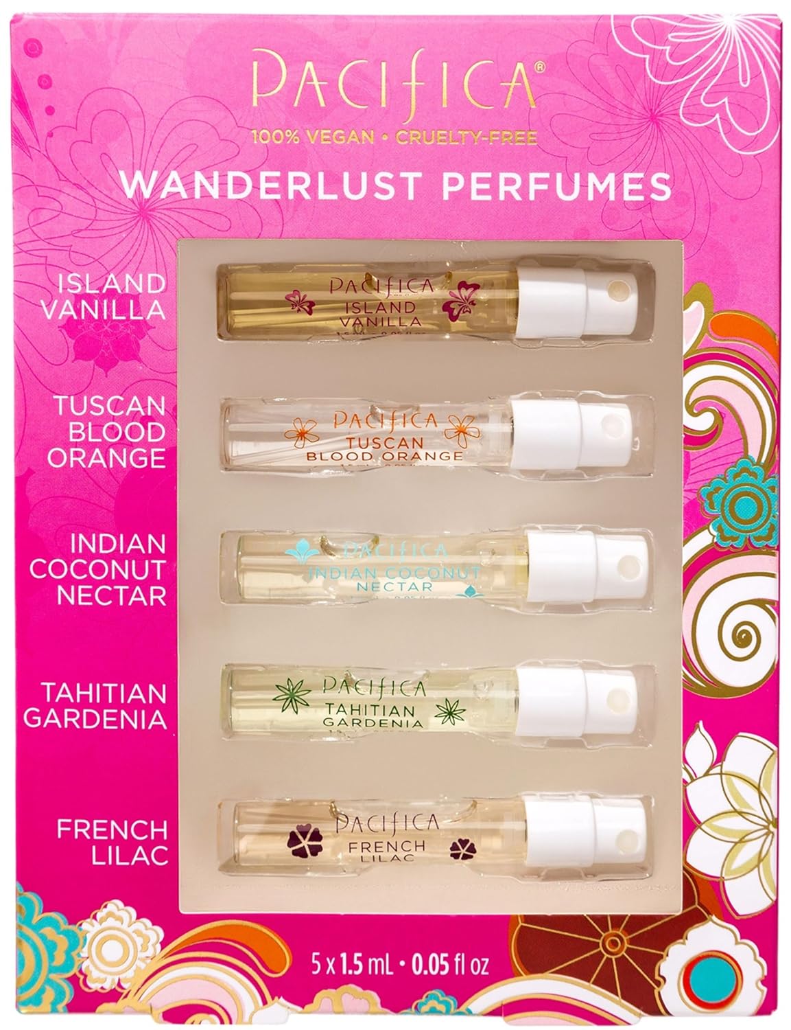 Pacifica Tuscan Blood Orange Perfume Spray for Women - Vegan, Cruelty-Free, Made in USA