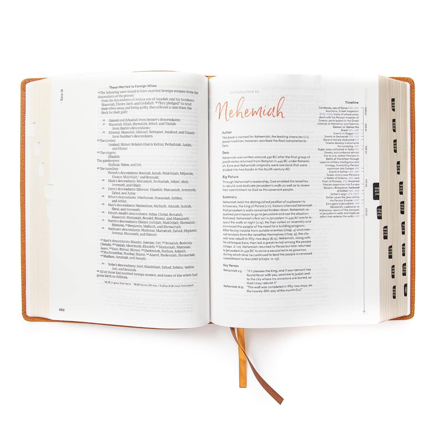 CSB Lifeway Women's Bible, Butterscotch Genuine Leather, Black Letter, Single-Column, Wide-Margins, Devotions, Articles, Word Studies