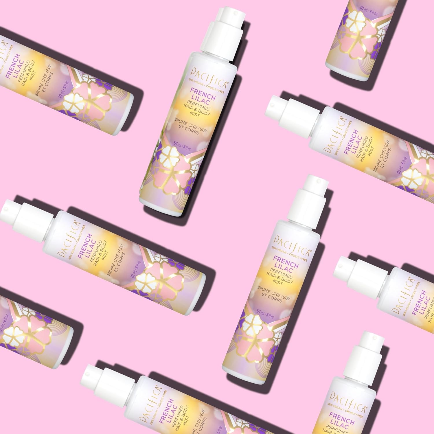 Pacifica Island Vanilla Hair Mist Perfume and Full Body Spray for Women - Fragrance Spray for A Mood-Lifting Experience, Paraben-Free, Clean Beauty No Alcohol, Vegan & Cruelty-Free, 6 oz oz