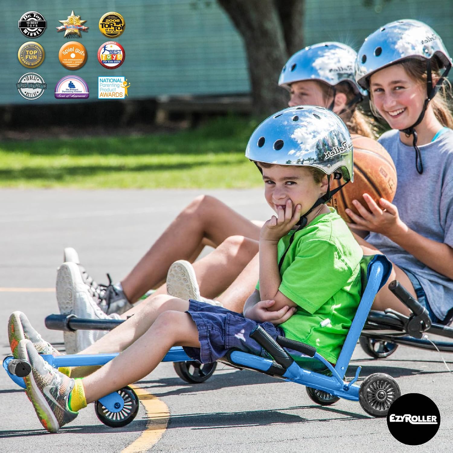 EzyRoller Classic Ride On Toy for Kids, Ages 3-12, Up to 154 lbs