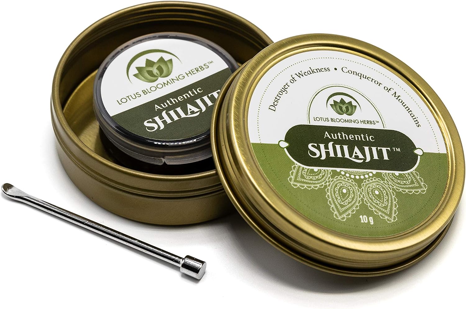 Lotus Blooming Herbs Authentic Shialjit Gold Grade Himalayan Resin 10 Grams | Himalayan, Fulvic Acid & Trace Minerals, Supports Healthy Energy