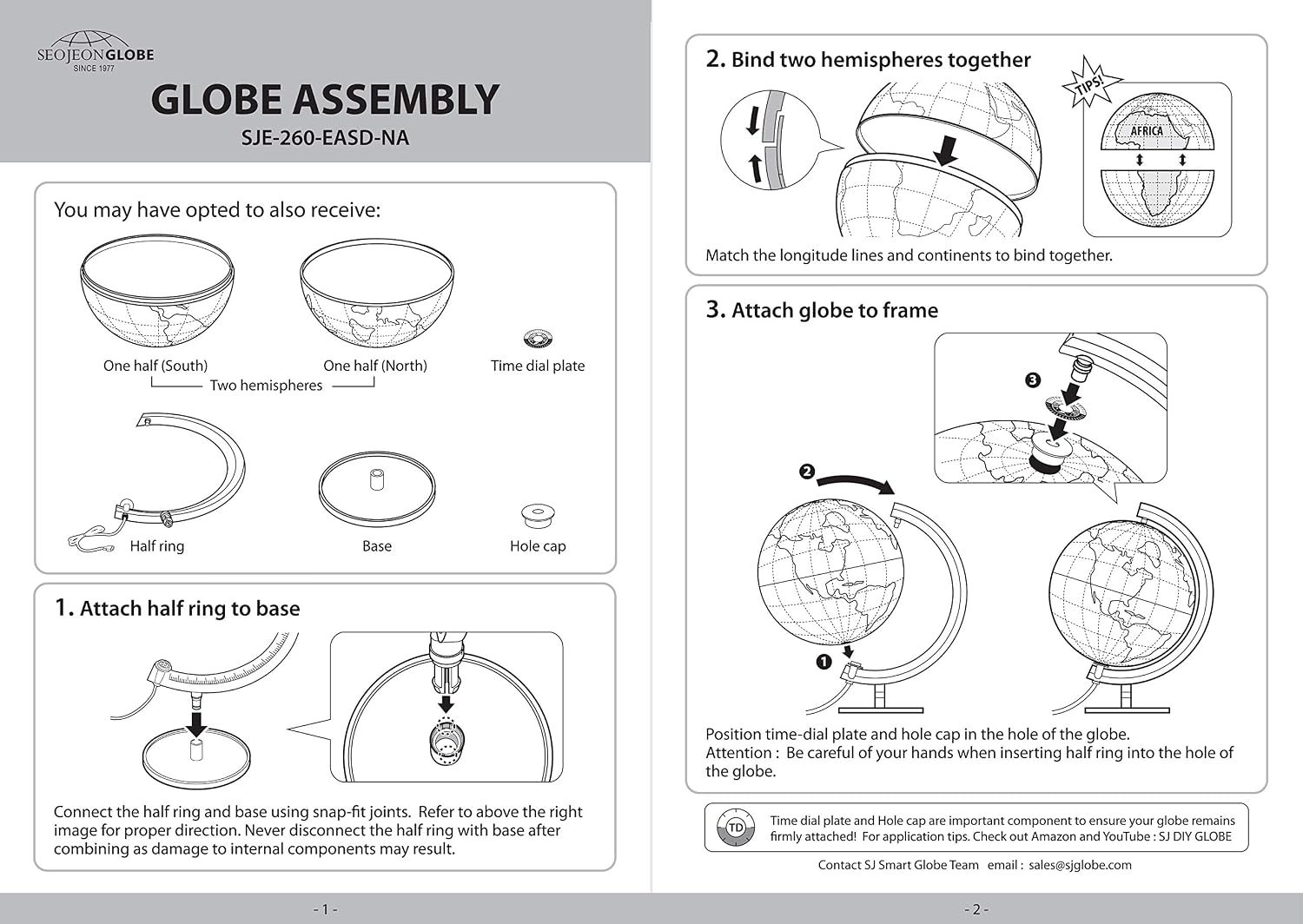 Interactive 10" Globe for Children with Stand (DIY) - App-Compatible, 400 Wonders, 1000+ Facts, LED Constellations, STEM Globe