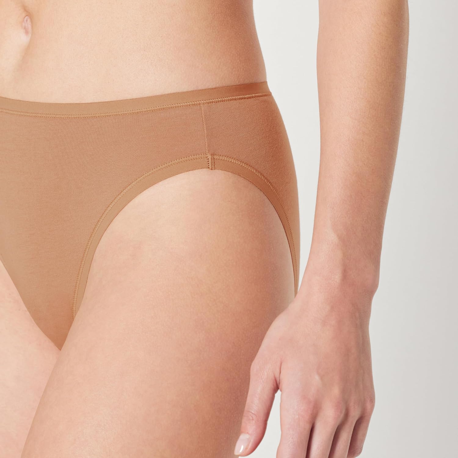 Amazon Essentials Women's Cotton Spandex Bikini Brief Underwear (Available in Plus Size)
