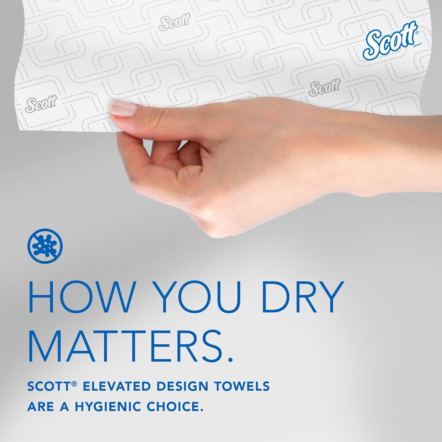 Scott Professional Hard Roll Paper Towels, Bulk, 6 Rolls x 950' (02001) | Purple Core, High-Capacity, Elevated Design, Absorbency Pockets, White, Plus Tier, Compatible with Scott Essential Dispensers