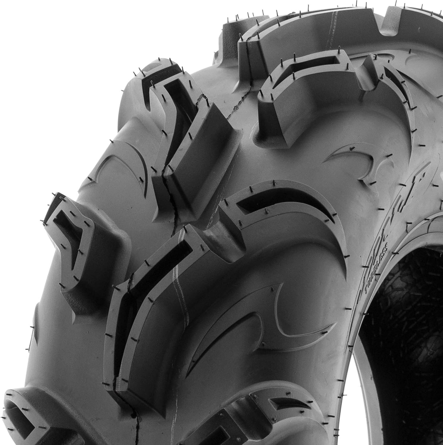 Set of 4 SunF Warrior AT Mud & Trail 25x8-12 Front & 25x10-12 Rear ATV UTV Off-Road Tires, 6 PR, Tubeless A048