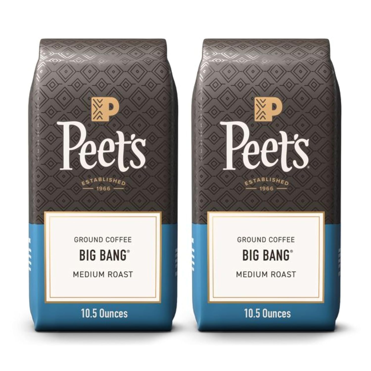 Peet's Coffee Ground Coffee Medium Roast, Big Bang, 18 Ounces