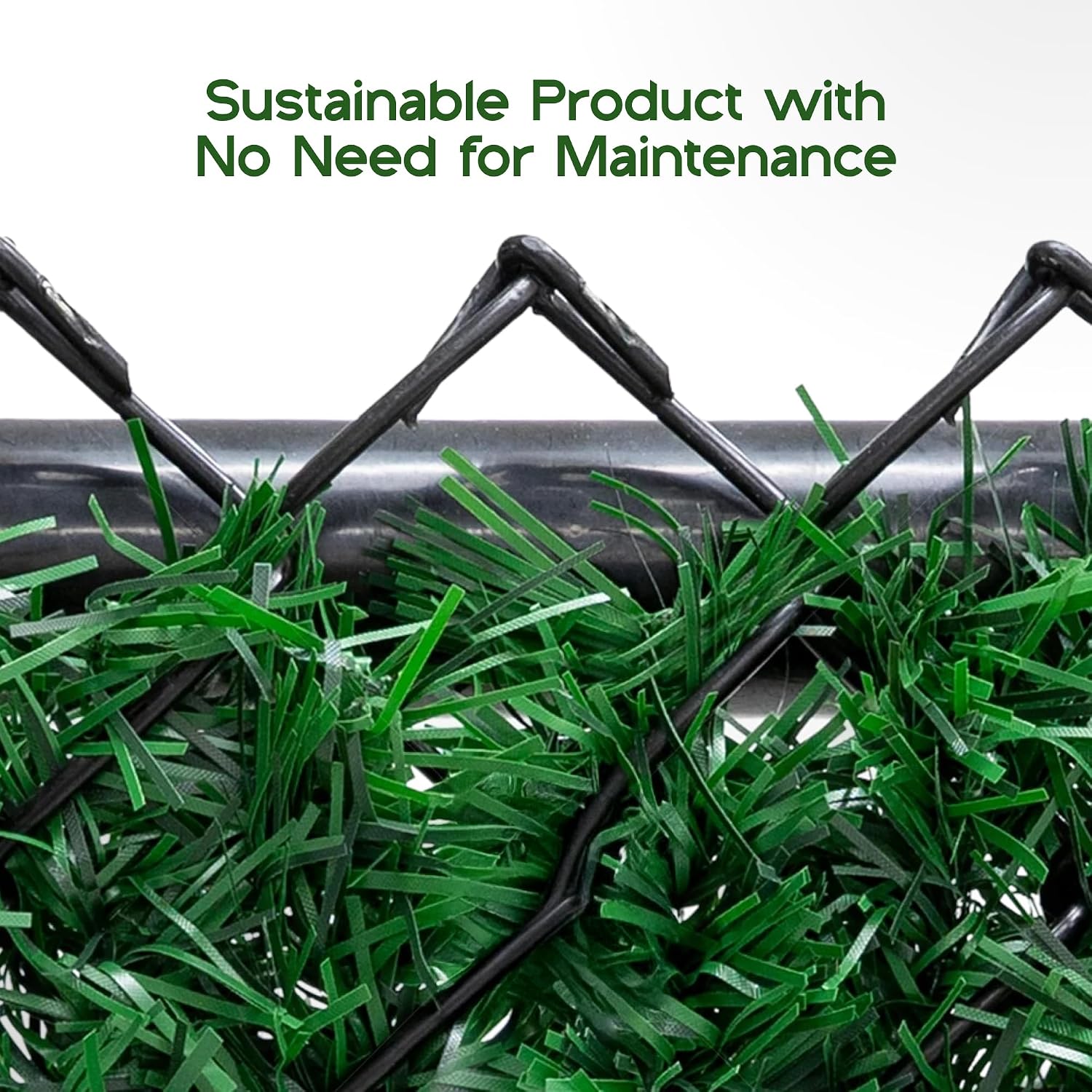 Privacy Fence Screen 4'x10' Hedge Slats for Chain Link, Heavy Duty | Privacy Artificial Grass Garden Fence for Outdoor Wall, Balcony, Patio,Yard, and For Dog Pet Hedge Slat | Heavy Duty