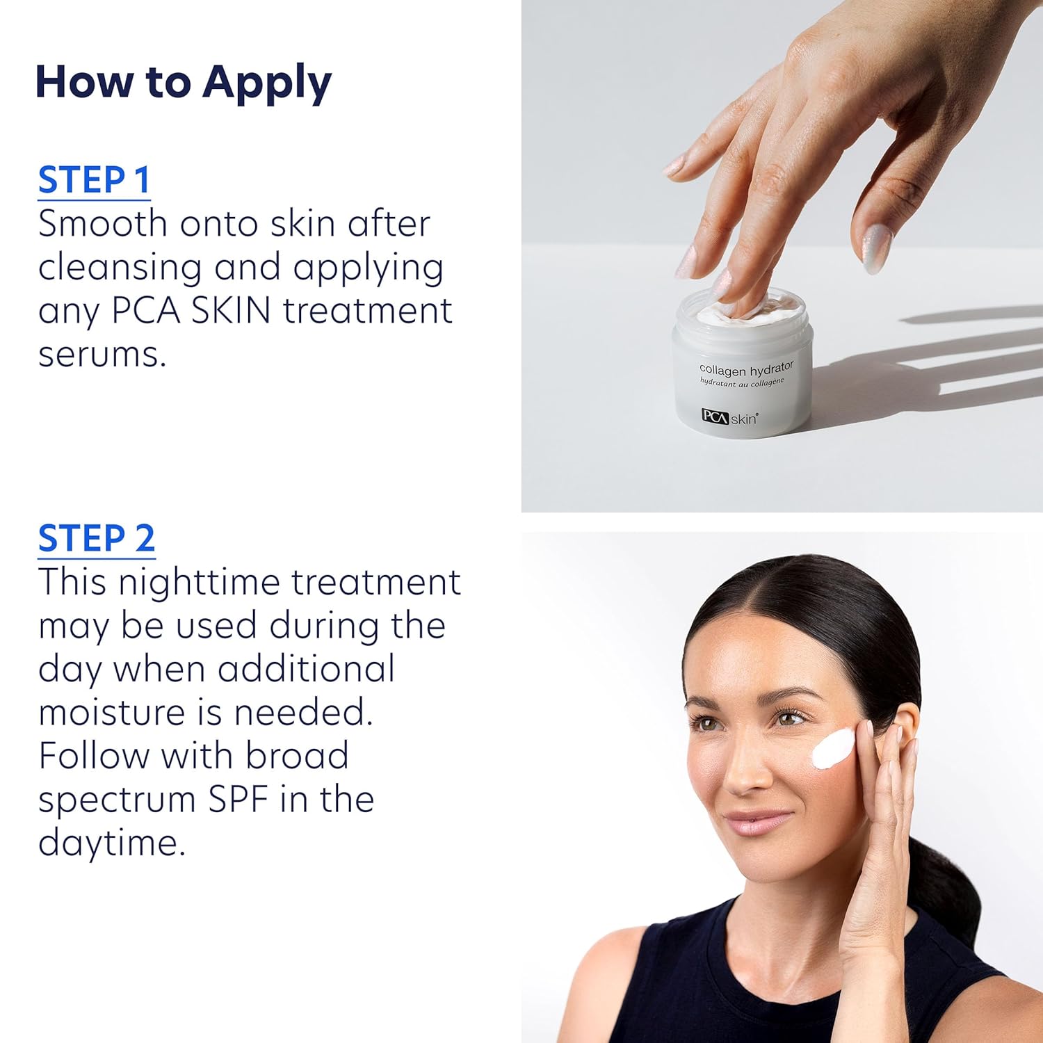PCA SKIN Hydrating Collagen Cream for Face, Collagen Hydrator Night Cream, Hydrates and Firms Dry Mature Skin, Made with Shea Butter, Olive Fruit Oil