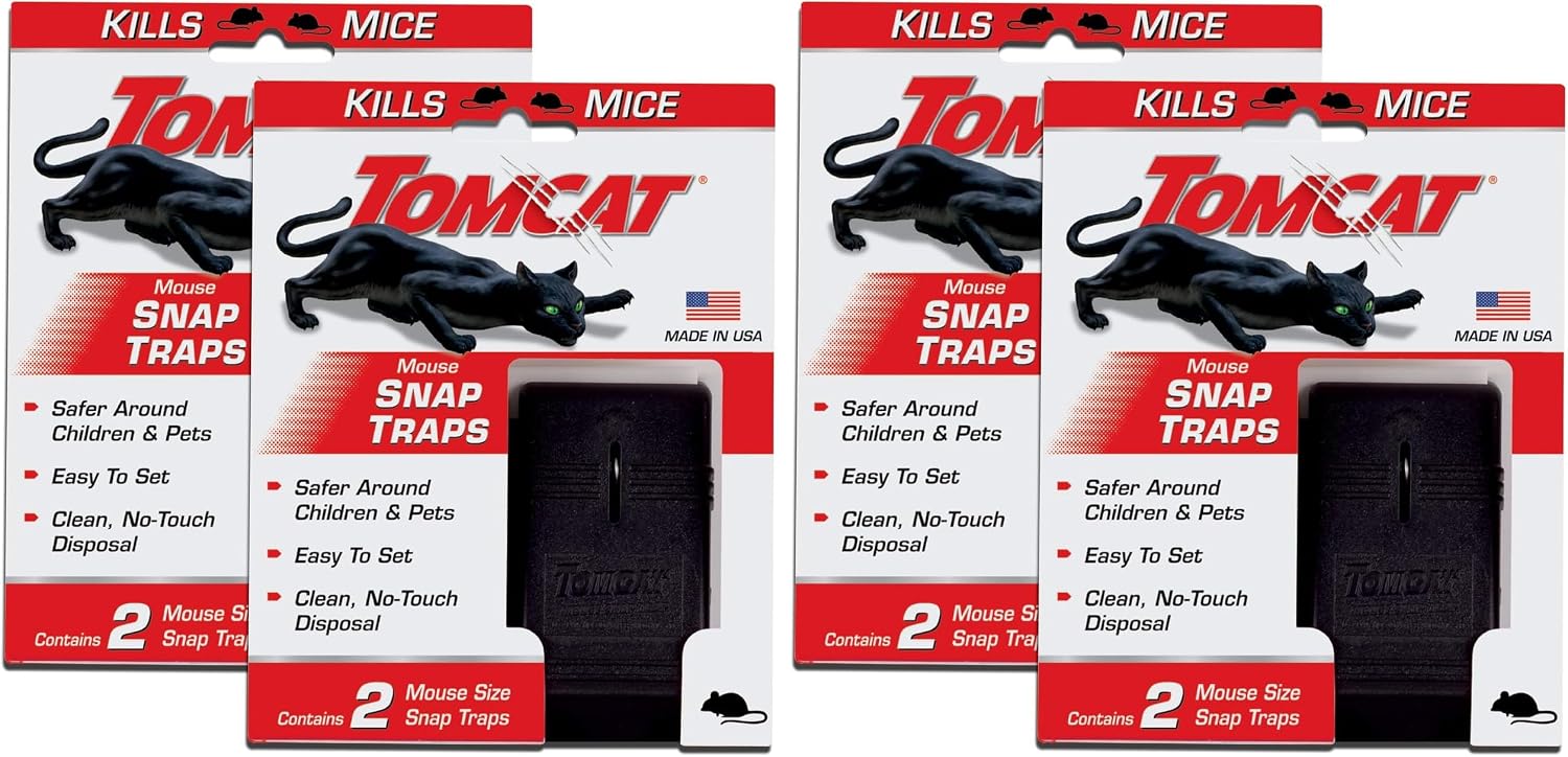 Tomcat Tunnel Trapping System | Rat & Mice Traps - 1 Tunnel Station and 2 Reusable Snap Traps