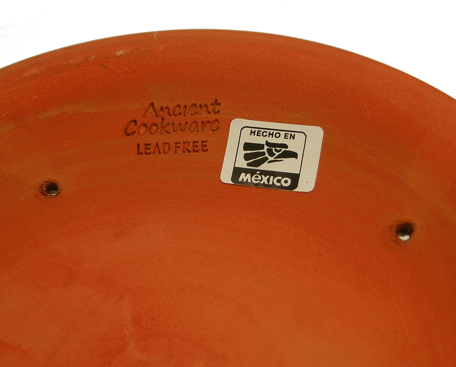 Mexican Clay Flat Cazuela Pot, Small, 3 Quarts